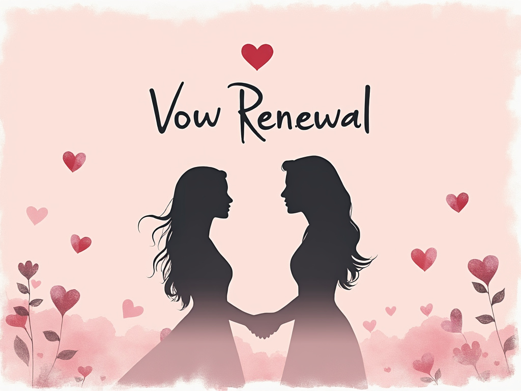 Wedding vow renewal